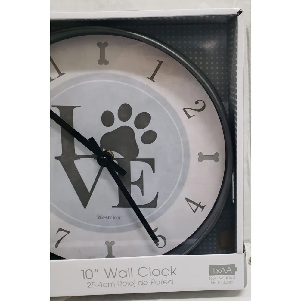 Plastic Decorative Kitchen Wall Clock, approx. 10